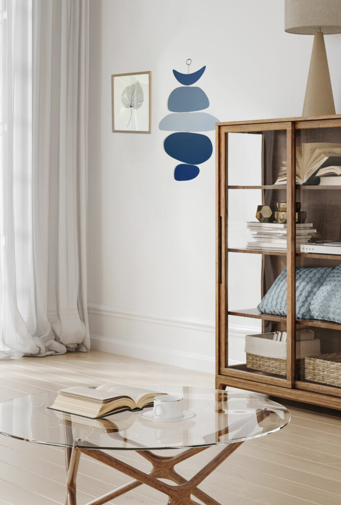 תכשיט קיר בלאנס כחול