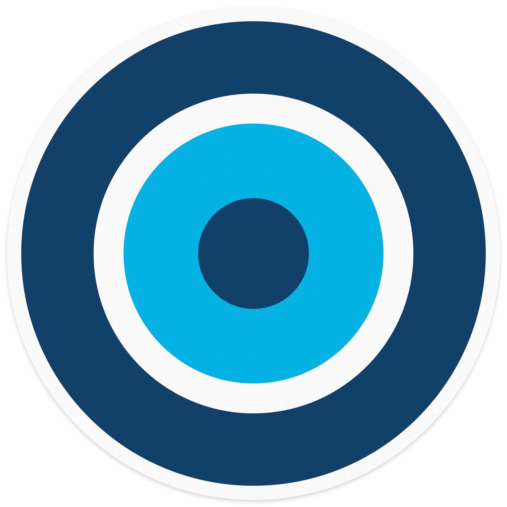 פלייסמט ויניל עגול - דגם Blue Eye