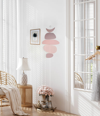 תכשיט קיר - בלאנס ורוד בלאש