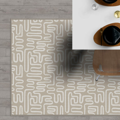 שטיח ויניל - דגם Boho Abstract