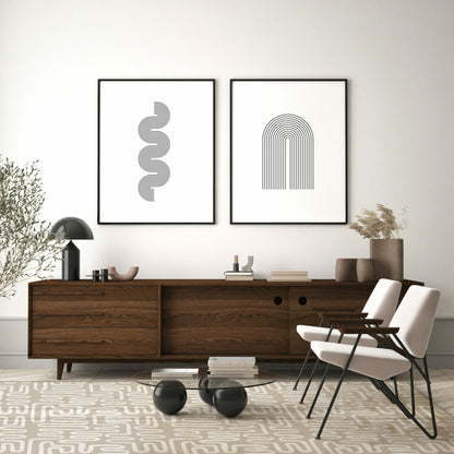 שטיח ויניל - דגם Boho Abstract