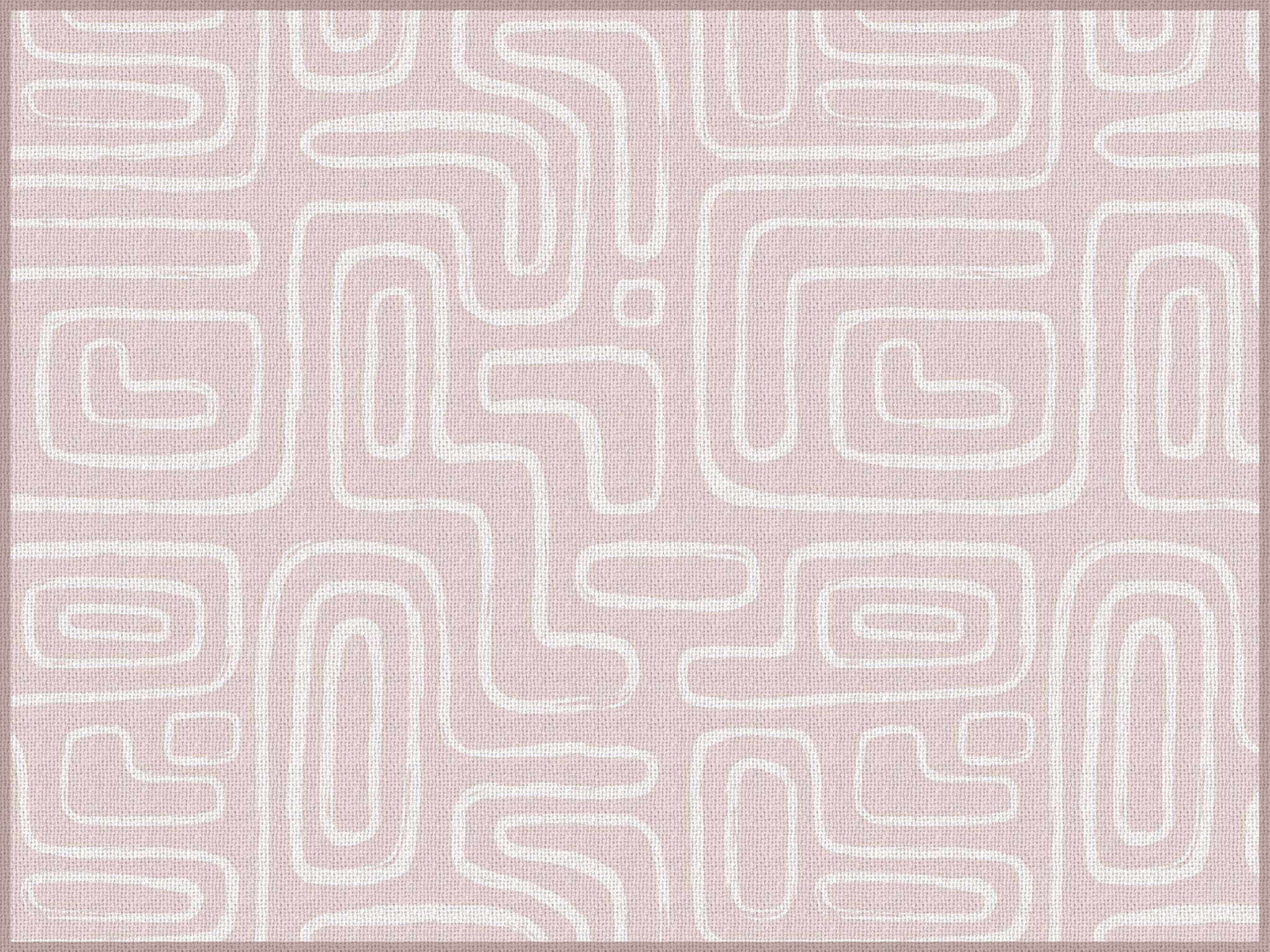 שטיח ויניל - דגם Boho Blush Lines