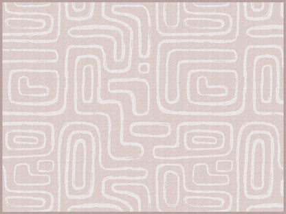 שטיח ויניל - דגם Boho Blush Lines