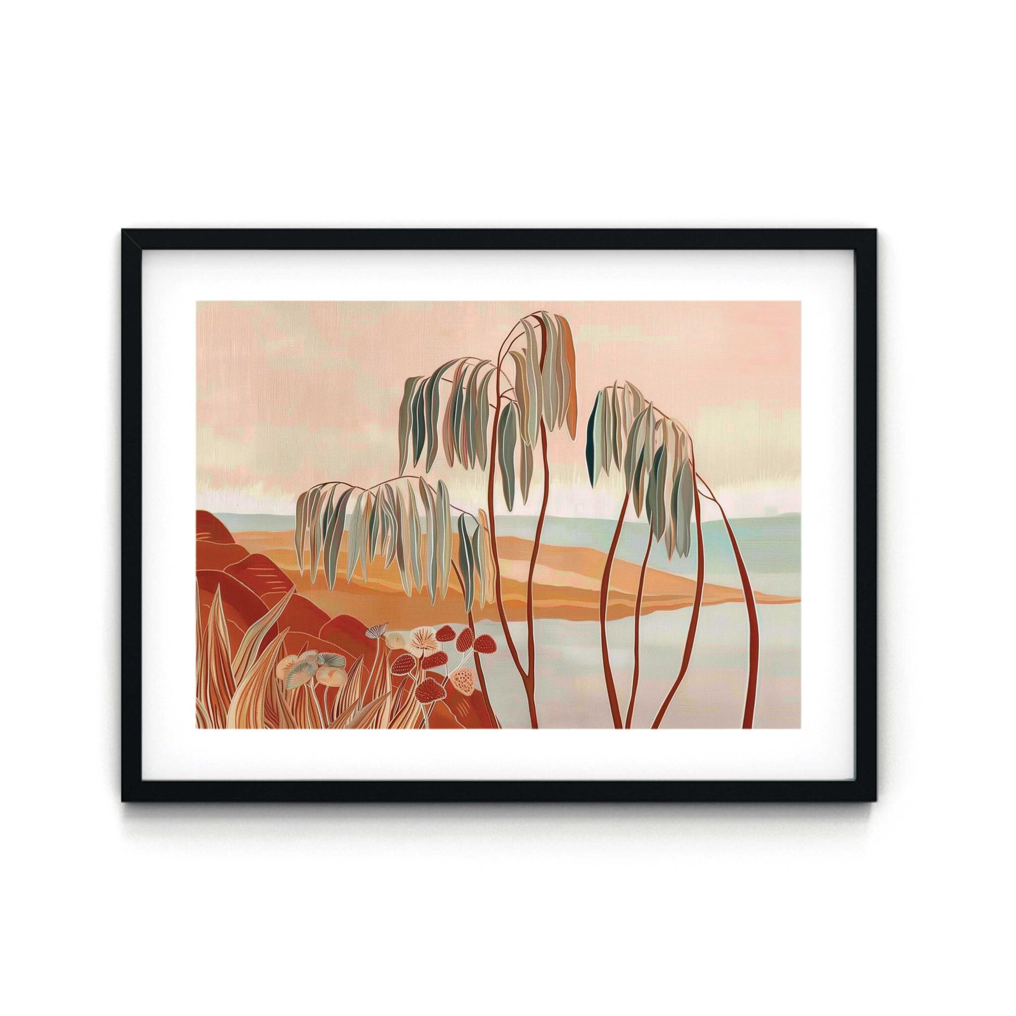 הדפס - Eucalyptus leaves