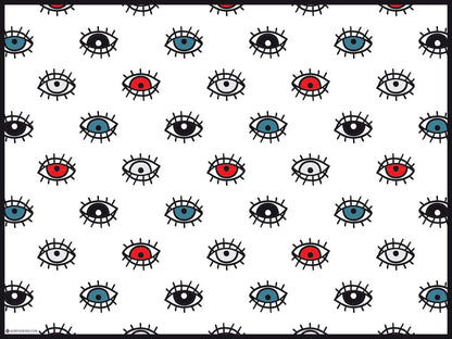 פלייסמט ויניל - דגם Boho Eyes