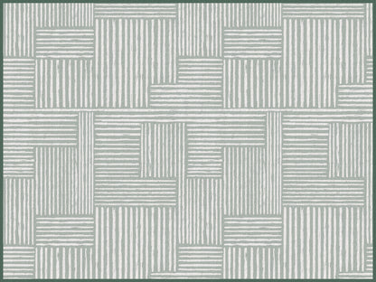 שטיח ויניל - דגם Boho Green Lines