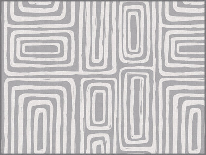 שטיח ויניל - דגם Boho Gray Lines