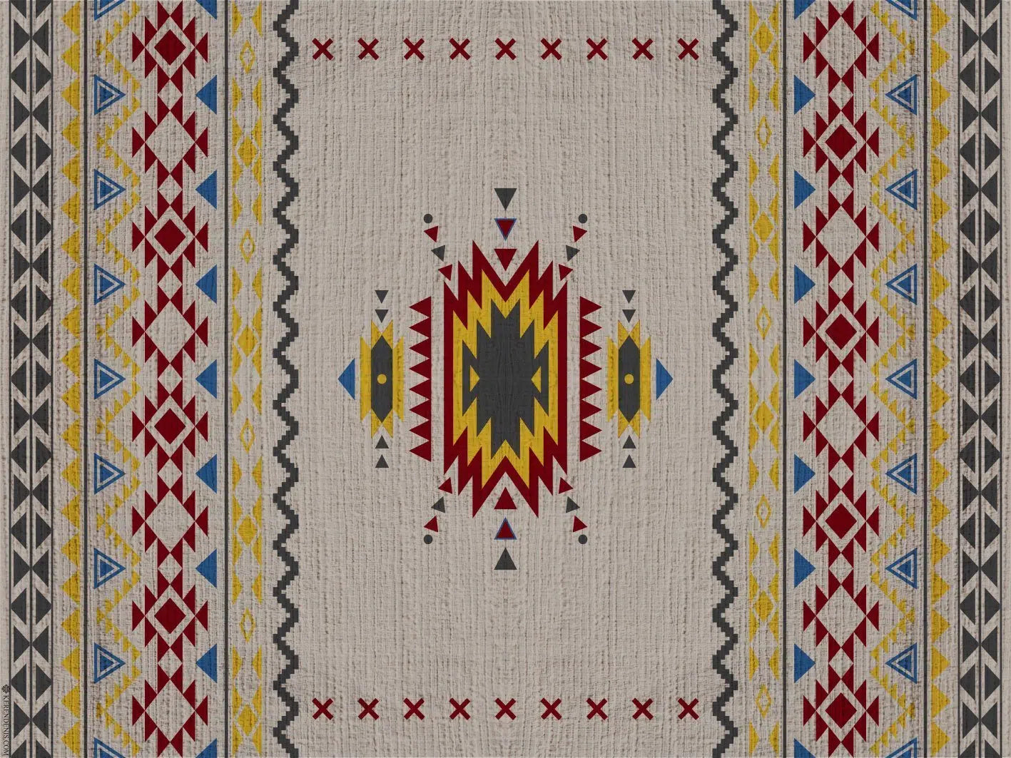 פלייסמט ויניל - דגם Boho Kilim