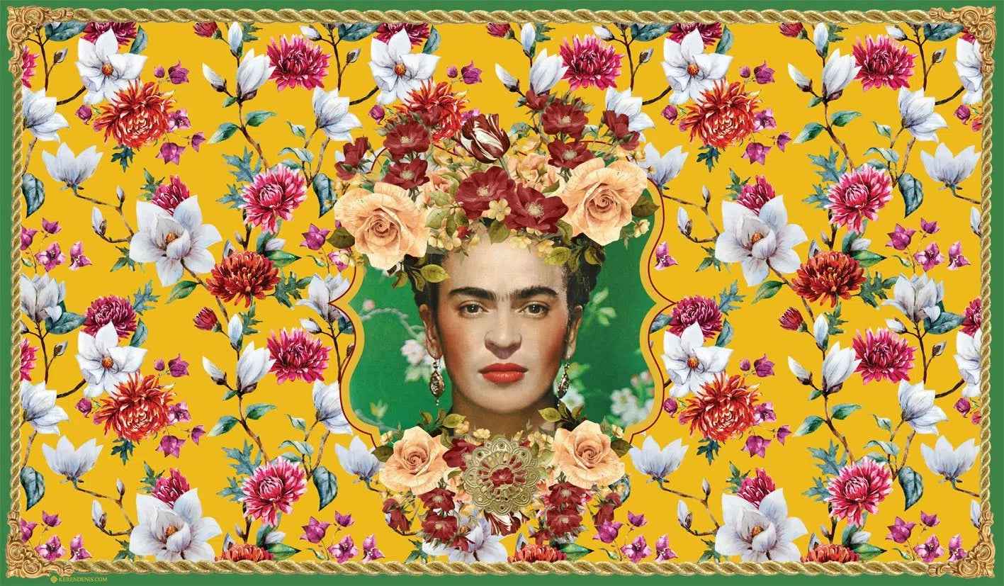 שטיח ויניל - דגם פרידה קאלו 02