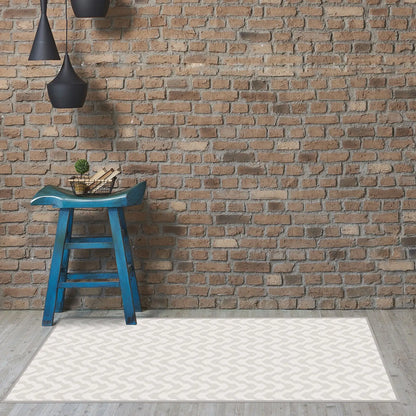 שטיח ויניל - דגם בוהו שיק בז'