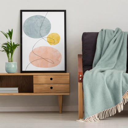 זוג פוסטרים - Abstract Shapes