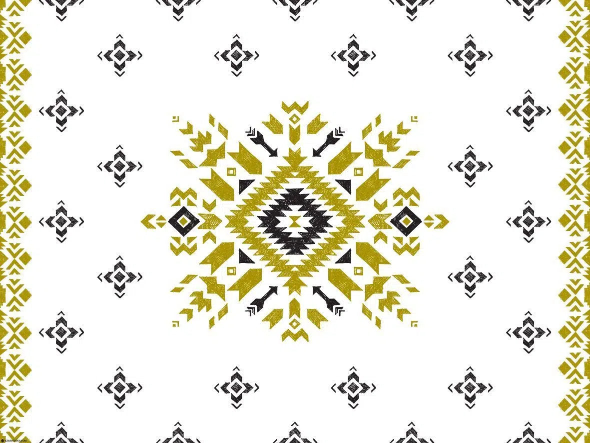 פלייסמט ויניל - דגם Ethnic gold