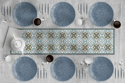 ראנר ויניל - דגם ערבסק אפור