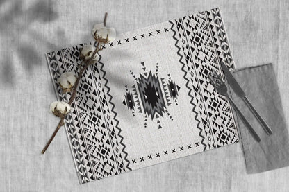 פלייסמט ויניל - דגם Boho BW