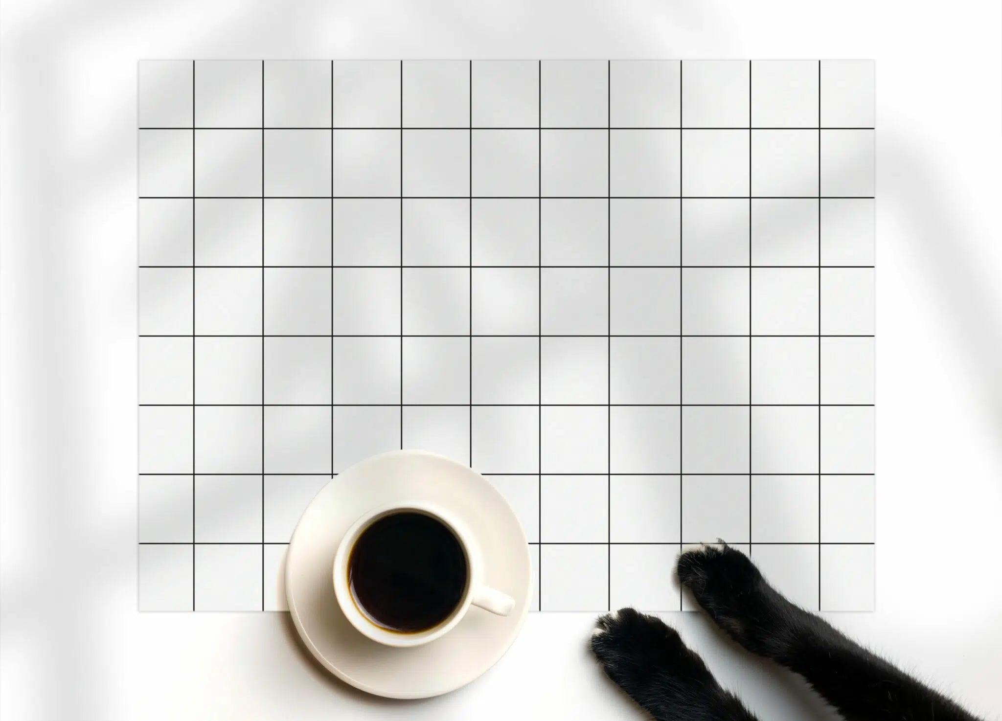 פלייסמט ויניל - דגם גריד