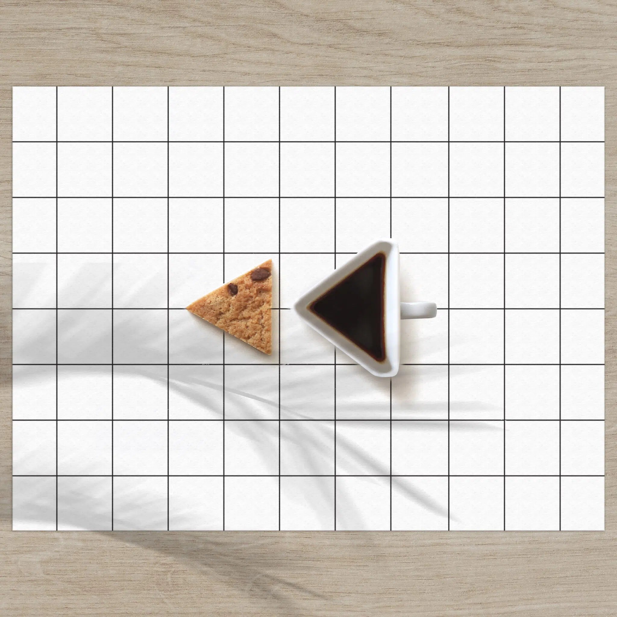 פלייסמט ויניל - דגם גריד