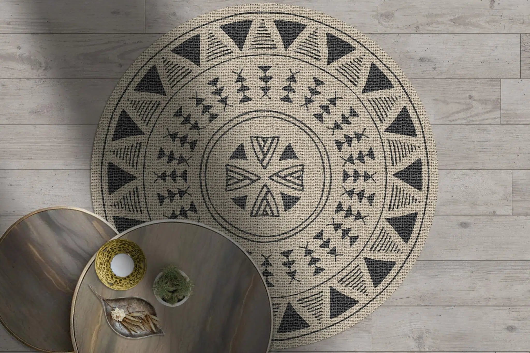 שטיח ויניל עגול - דגם Hodor