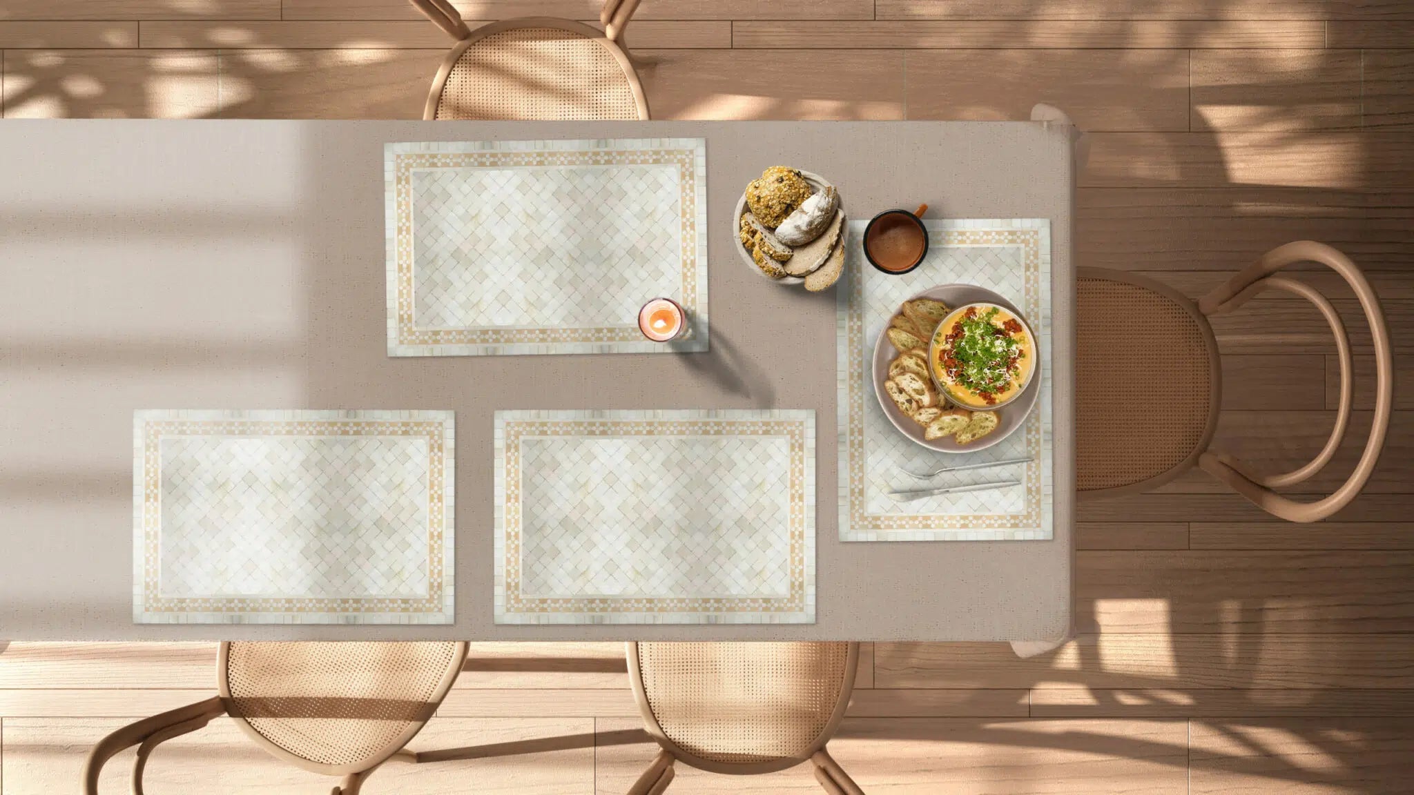 פלייסמט ויניל - דגם Moroccan