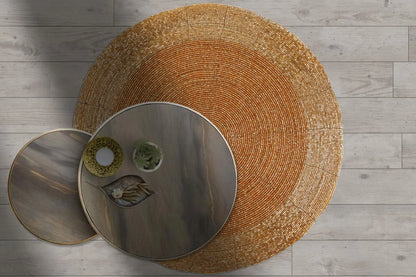 שטיח ויניל עגול - דגם Chaff