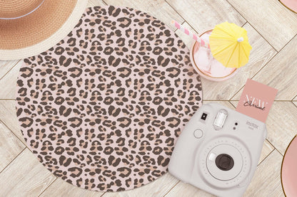 פלייסמט ויניל - עגול מנומר