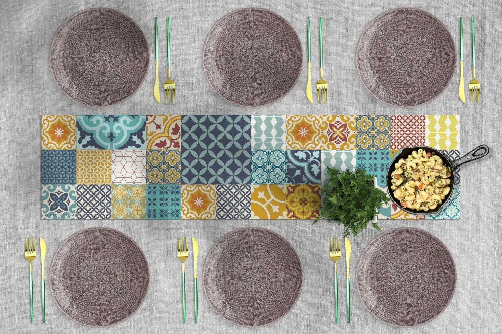 ראנר ויניל - דגם Tiles