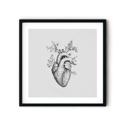 הדפס - Floral heart