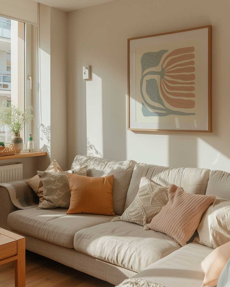 הדפס - Blush blue flower