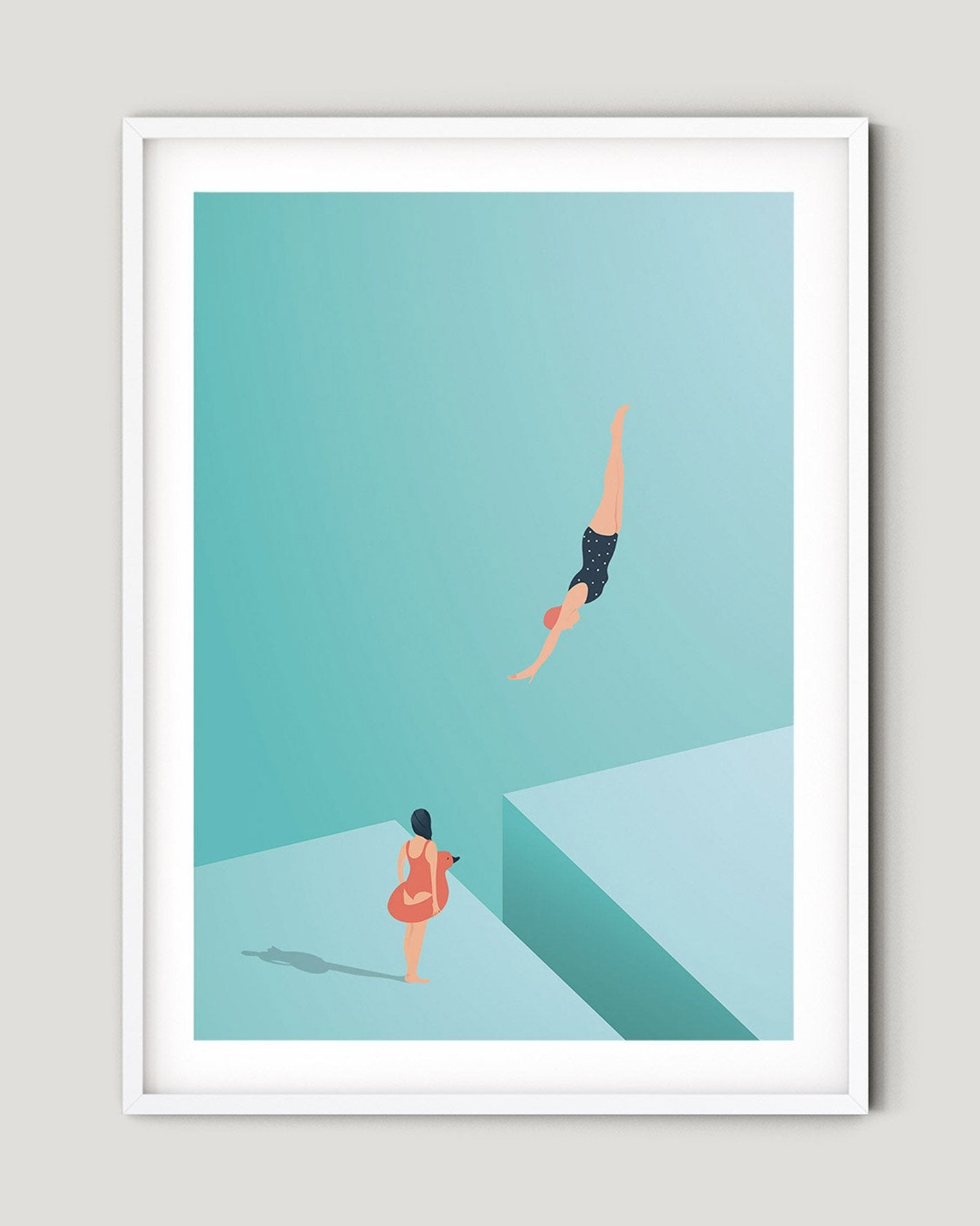 פוסטר - Swimming Pool Jump