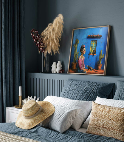 פוסטר - Frida blue house