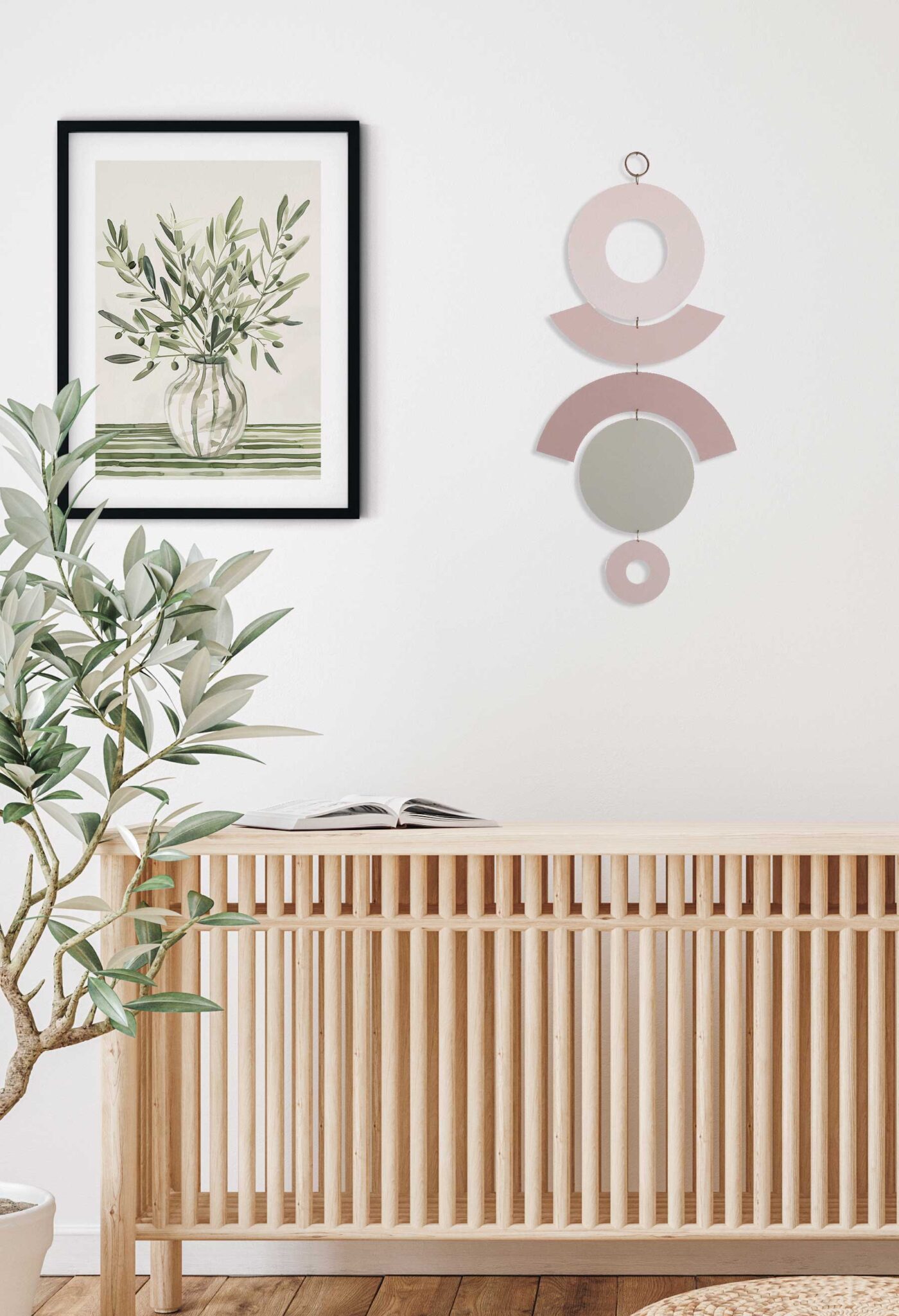 תכשיט קיר Geo matcha 02