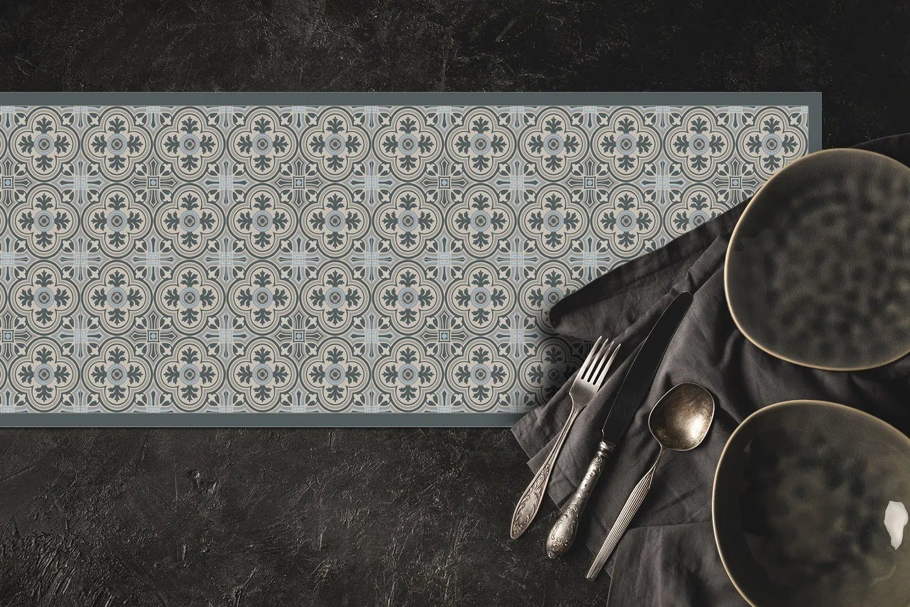 ראנר ויניל - דגם רומא אפור