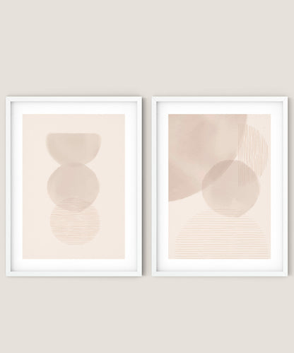 זוג פוסטרים - Abstract Balance