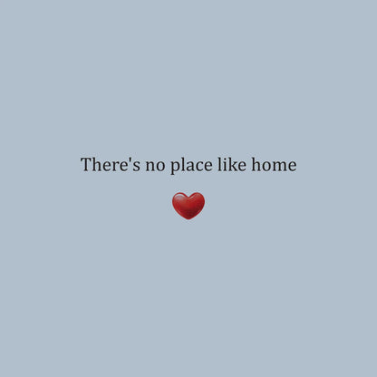 עודפים - זוג הדפסים לקיר המיועדים למיסגור - There's no place like home