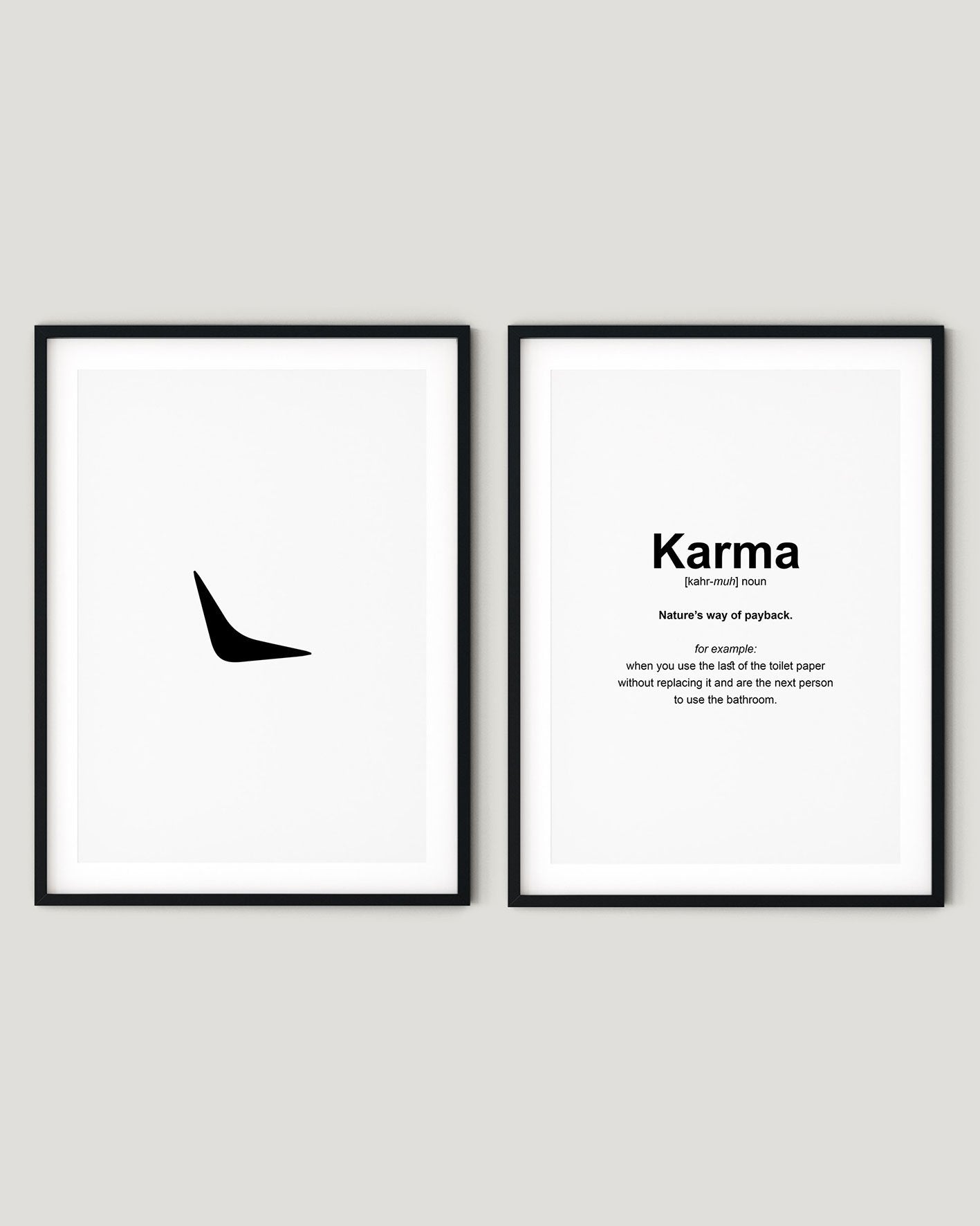 Karma - זוג הדפסים