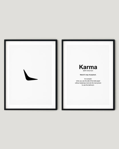 Karma - זוג פוסטרים