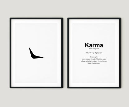 Karma - זוג פוסטרים