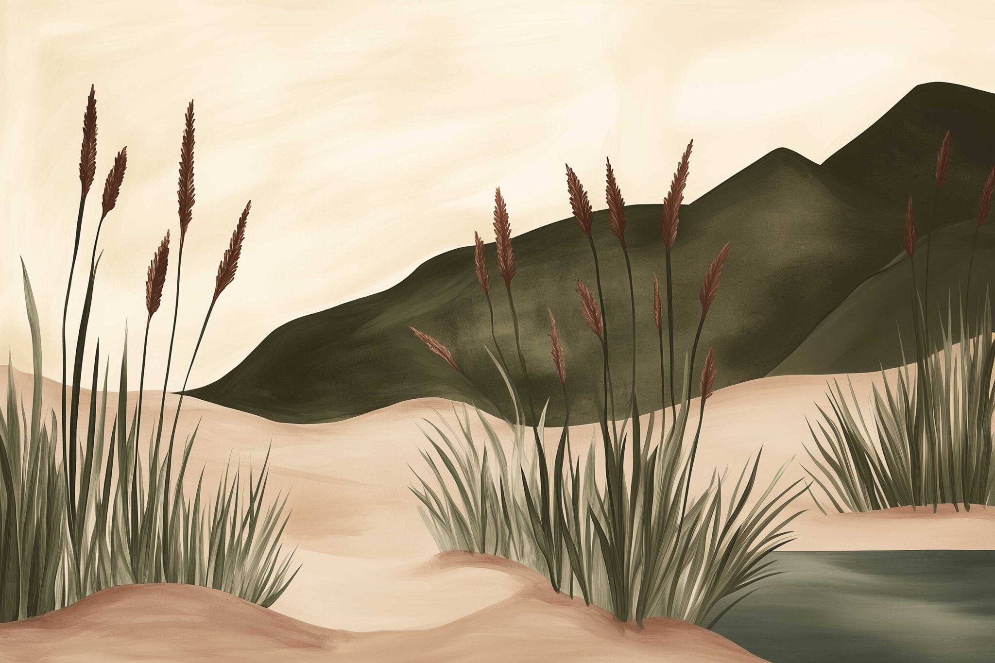 פוסטר - Desert grass