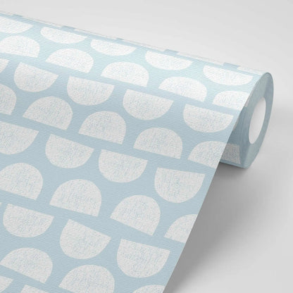 טפט לקיר - דגם  אבסטרקט תכלת