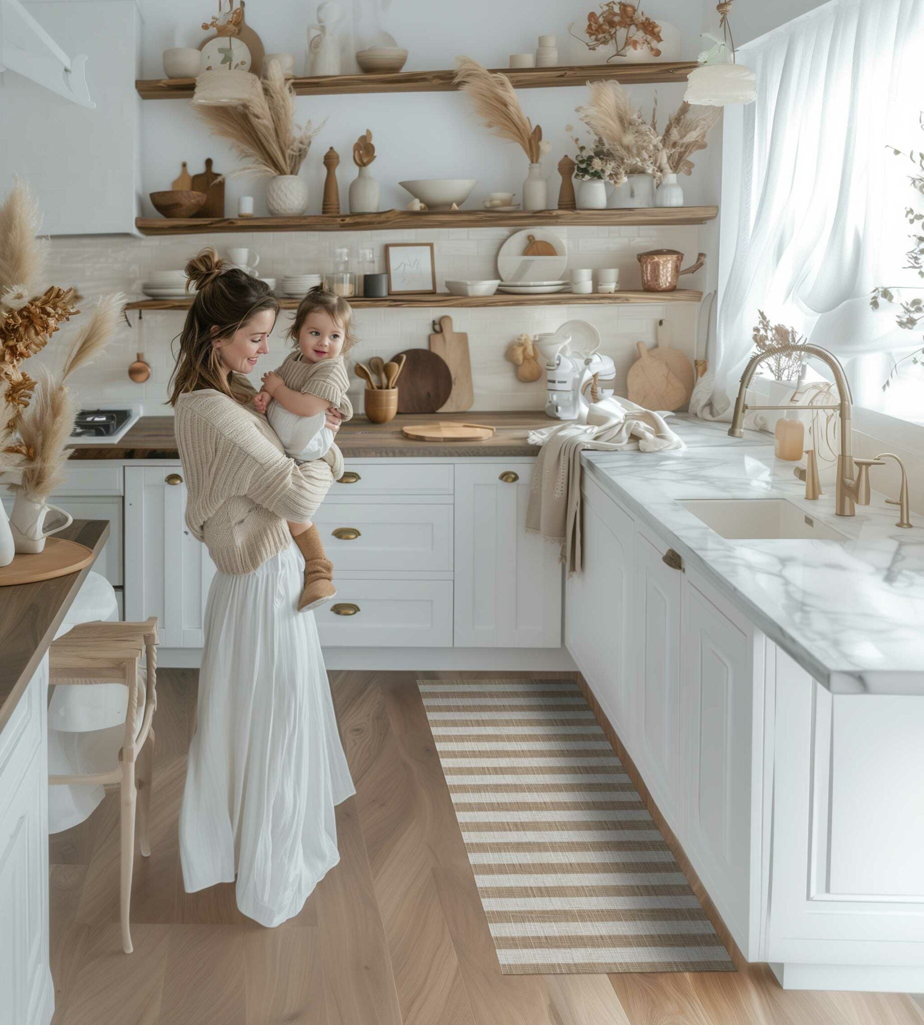 שטיח ויניל - דגם דגם Linen