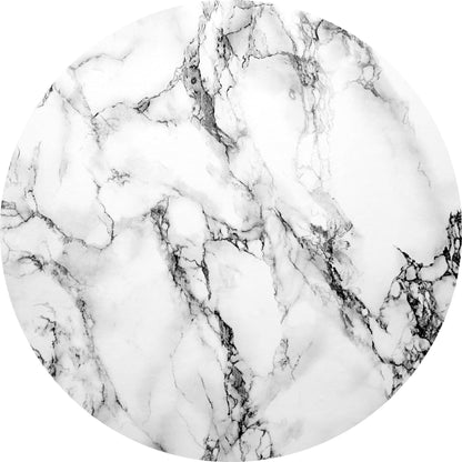 פלייסמט ויניל - עגול White Marble