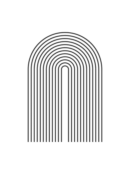 שלישיית הדפסים - Geometric shapes