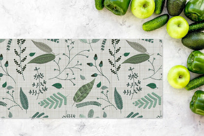 ראנר ויניל - דגם רקמת צמחים