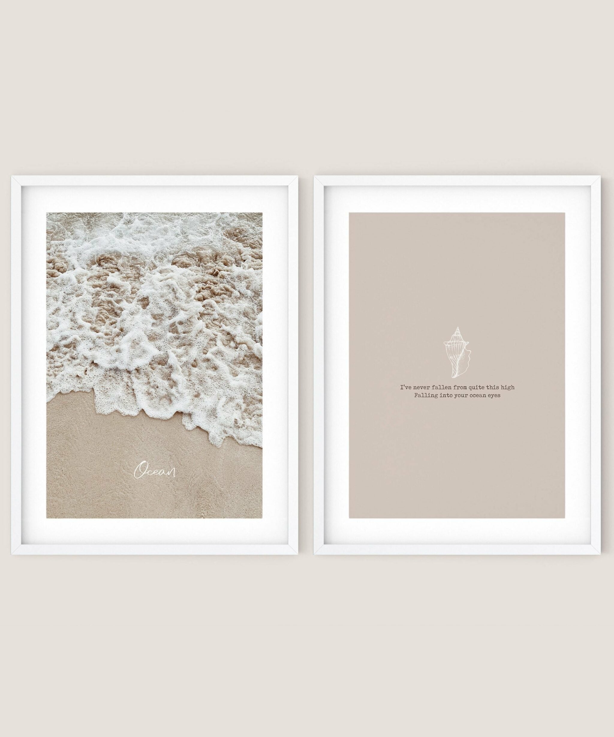 Ocean - זוג פוסטרים