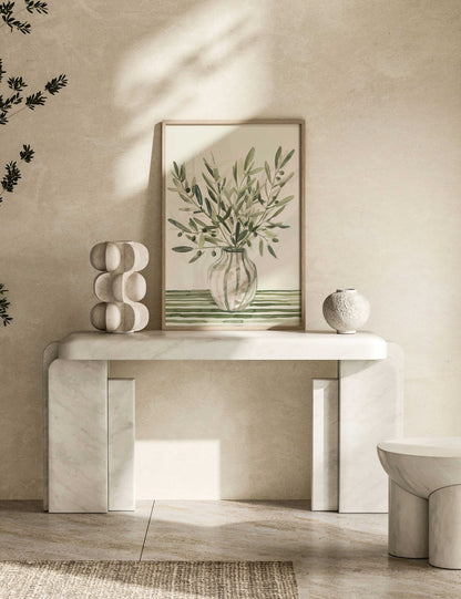 פוסטר - Olive vase