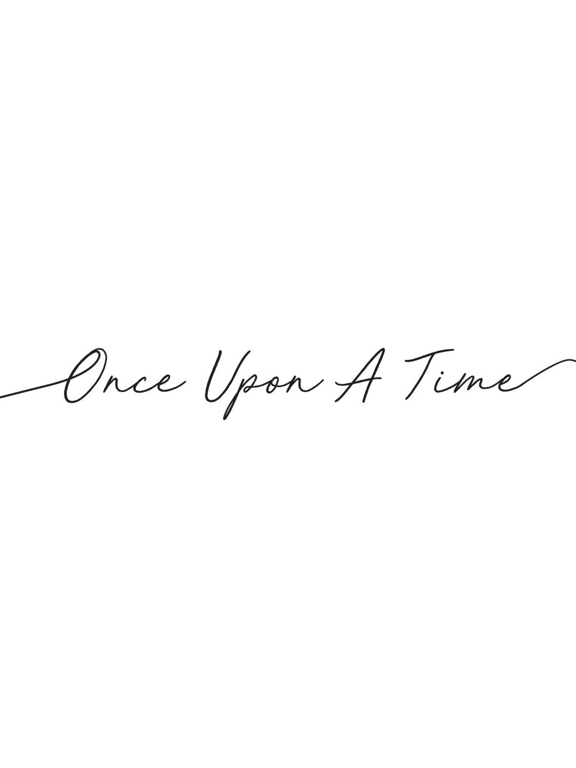 זוג פוסטרים - Once upon a time