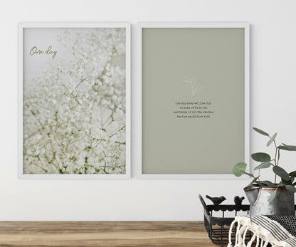 One day - זוג פוסטרים