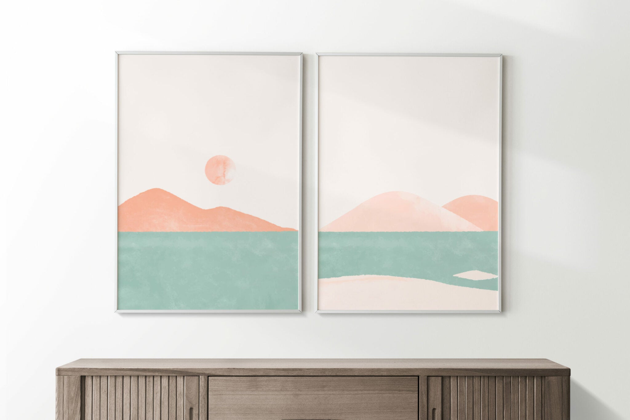 זוג הדפסים - Pastel View