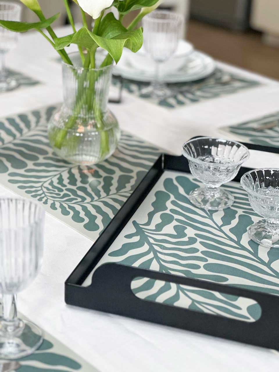 ראנר ויניל - דגם Green Leaf