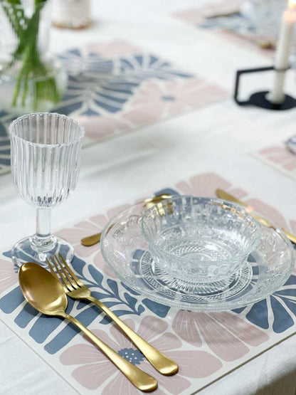 ראנר ויניל - דגם Blush Blue Floral