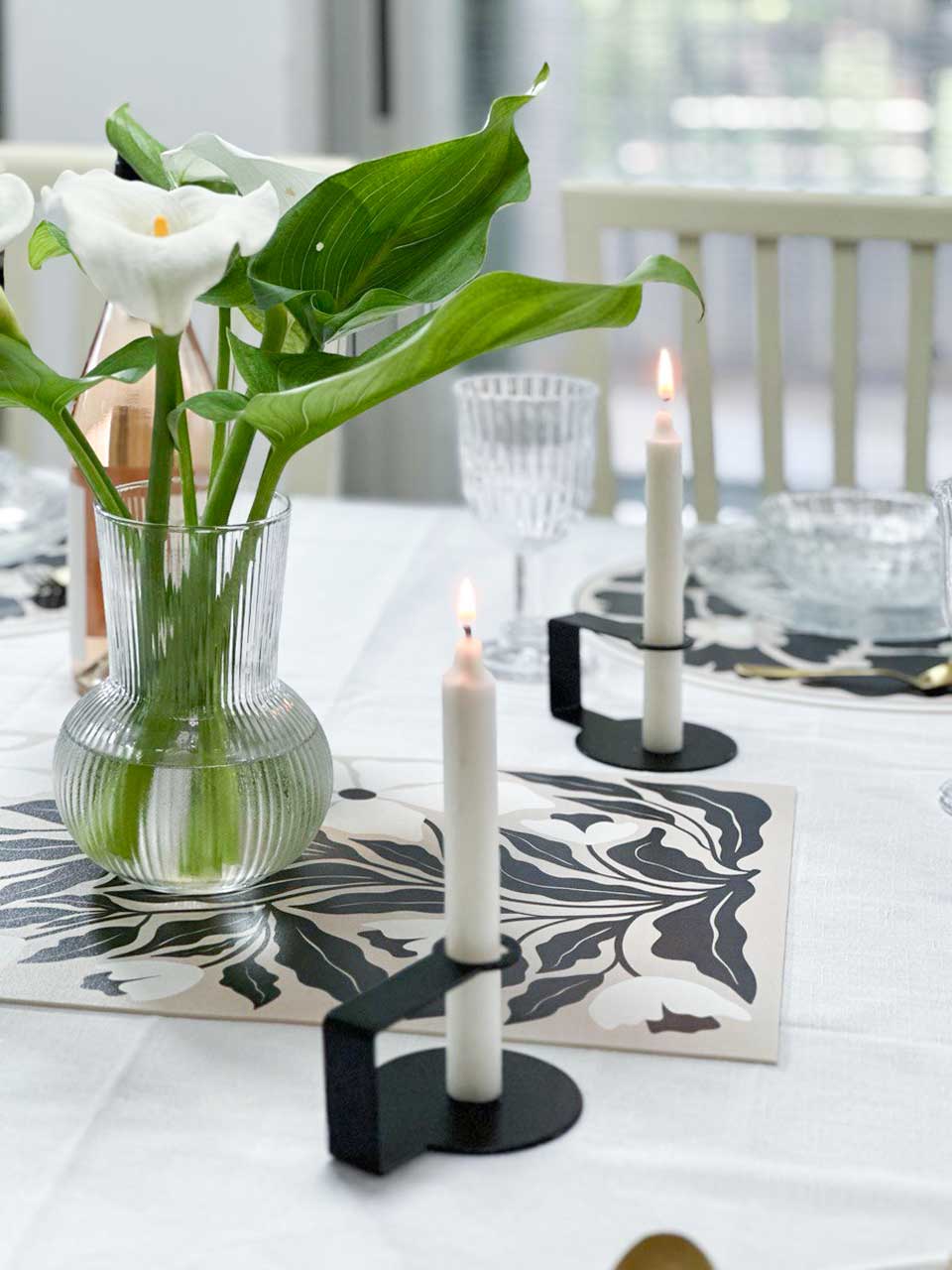 ראנר ויניל - דגם Black leaf